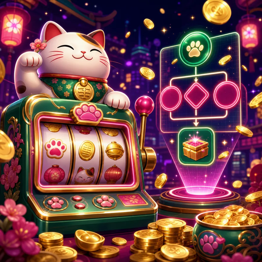 Ilustrasi edukasi untuk Katalog Slot: Game, RTP, Provider, dan Tema
